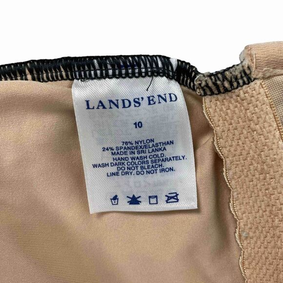 Lands' End one-piece Tank Style Swimsuit size 10 - Picture 5 of 9